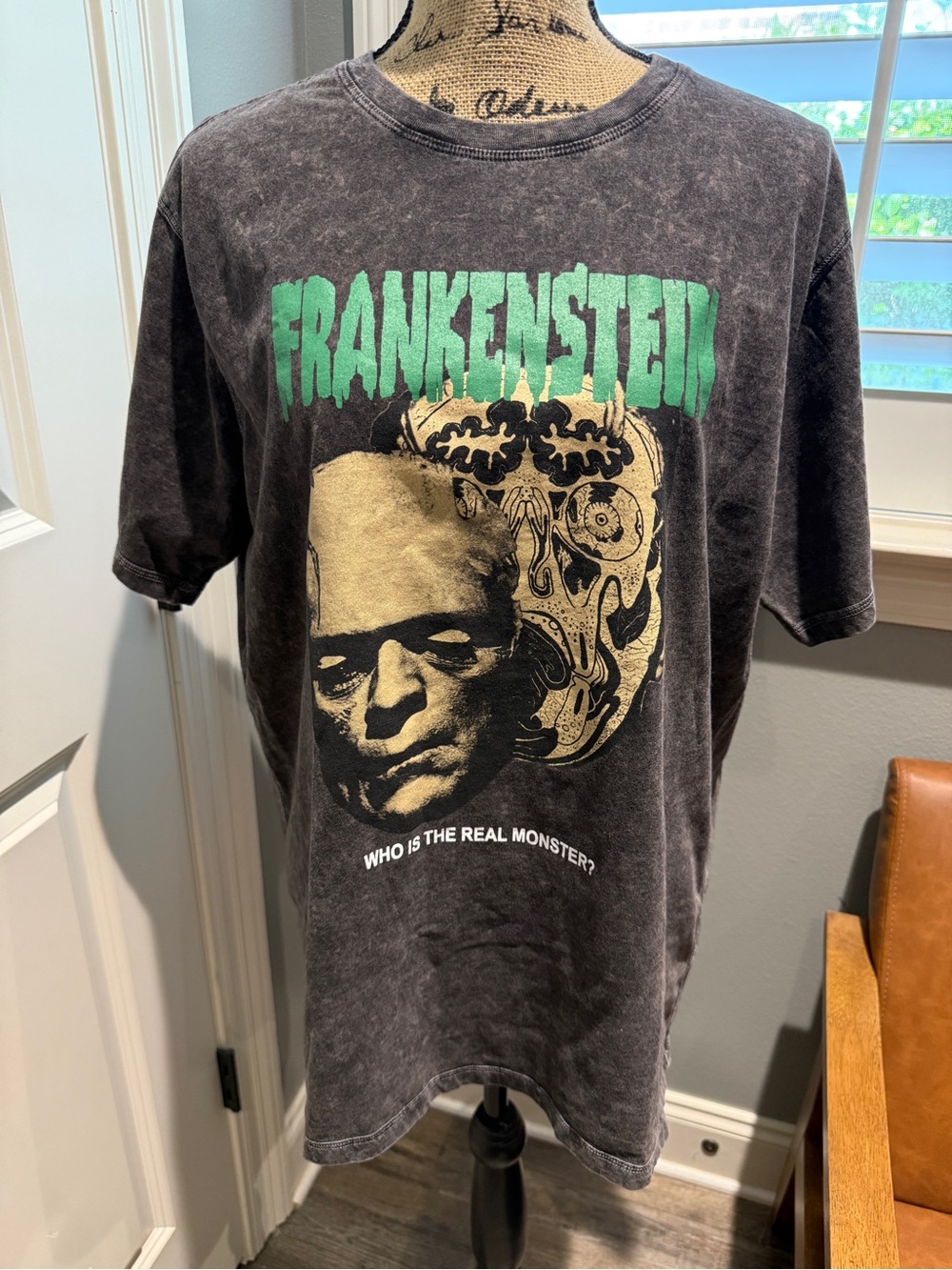 Universal Studios Frankenstein “Who is the real monster?” Unisex Tee
